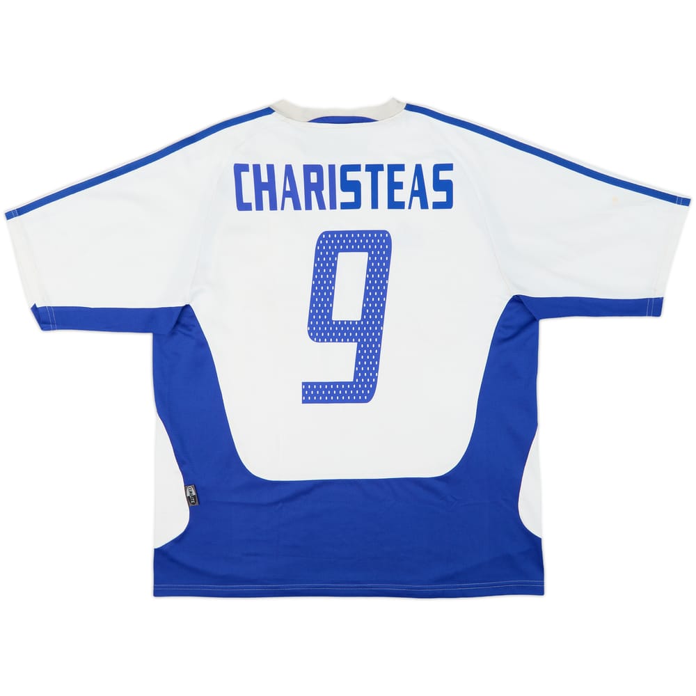 2004-06 Greece Away Shirt Charisteas #9 - 7/10 - (L)
