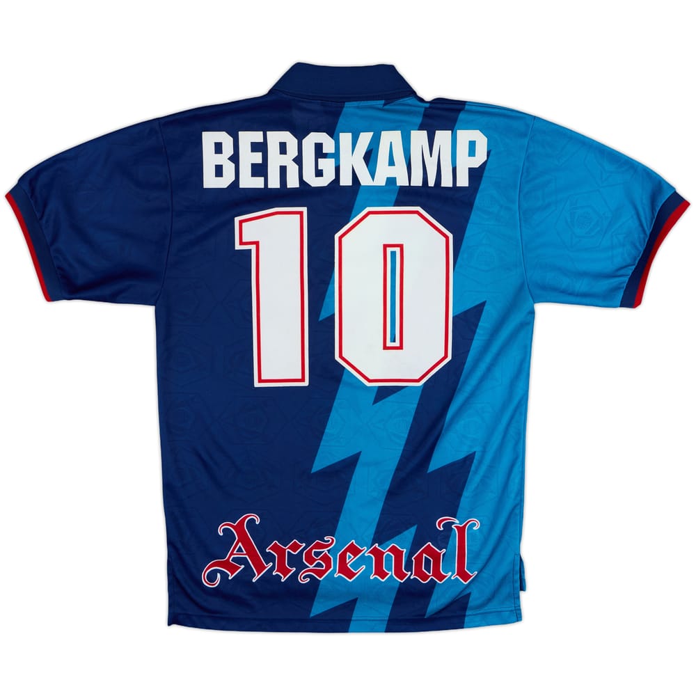 1995-96 Arsenal Away Shirt Bergkamp #10 - 8/10 - (S)