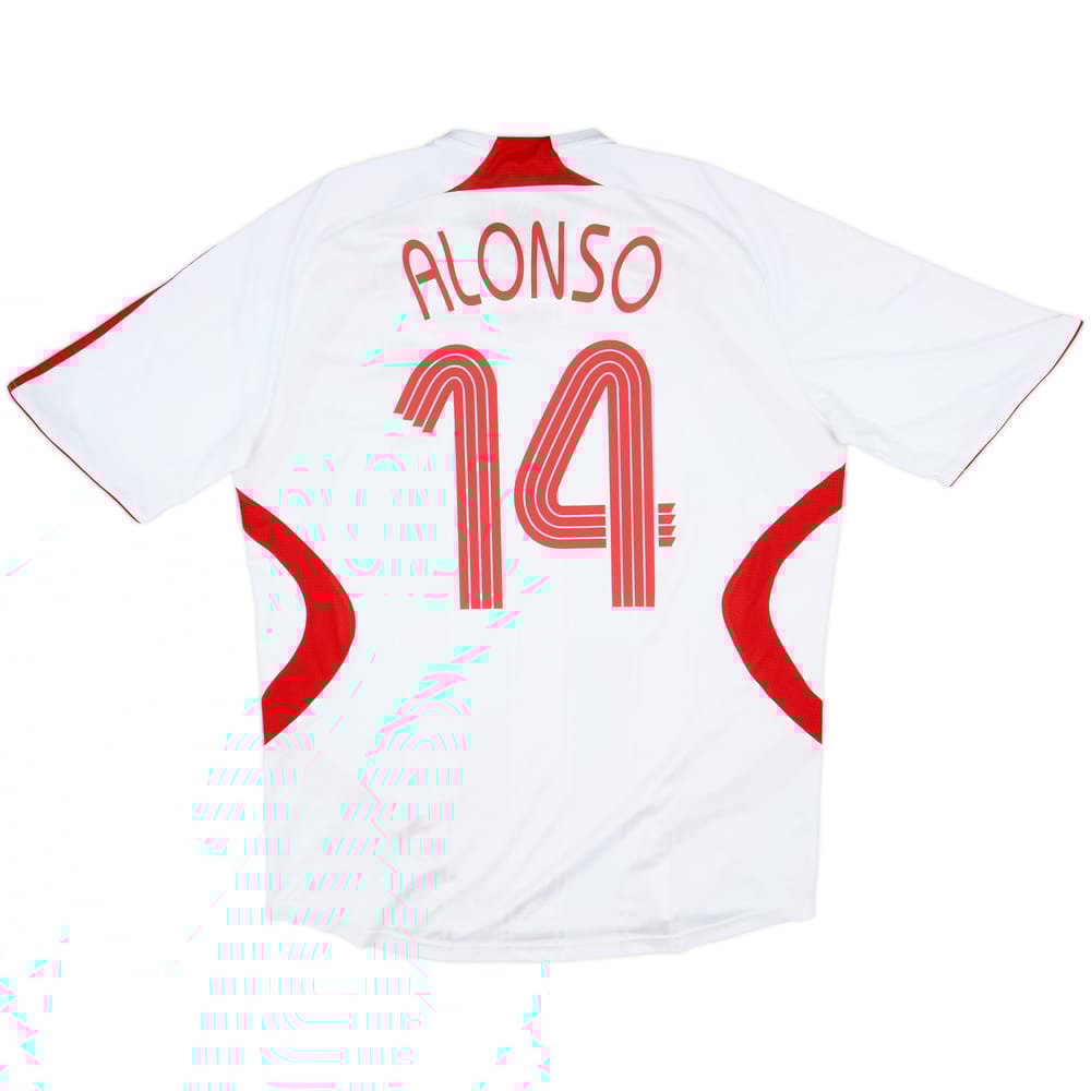 2007-08 Liverpool Away Shirt Alonso #14 - 7/10 - (L)