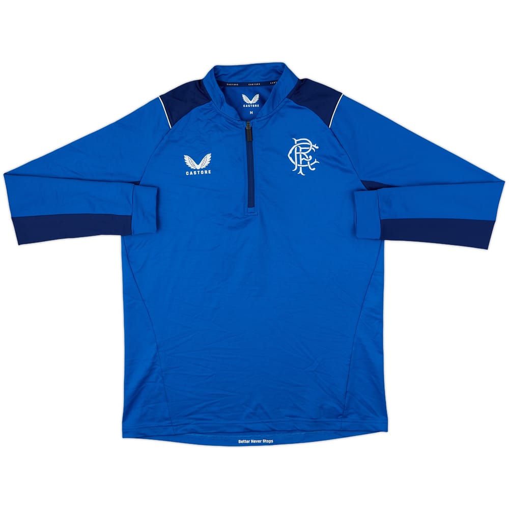 Rangers Castore 1/4 Zip Drill Top - 10/10 - (M)