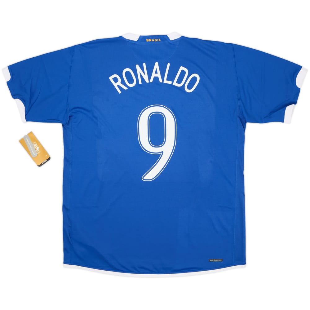 2006-07 Brazil Away Shirt Ronaldo #9 (XL)