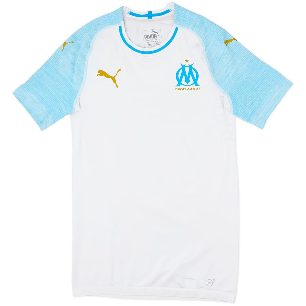 2018-19 Olympique Marseille Authentic Home Shirt - 8/10 - (M)