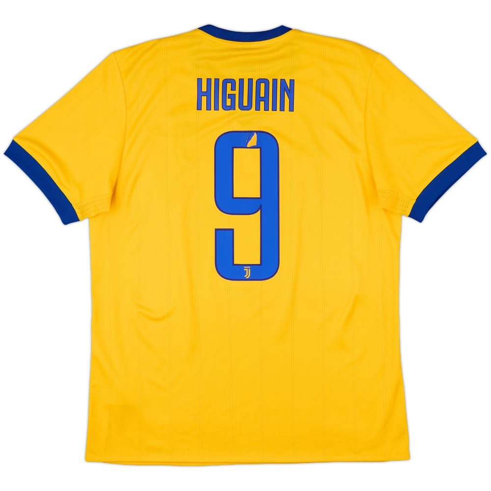2017-18 Juventus Away Shirt Higuain #9 - 5/10 - (L)