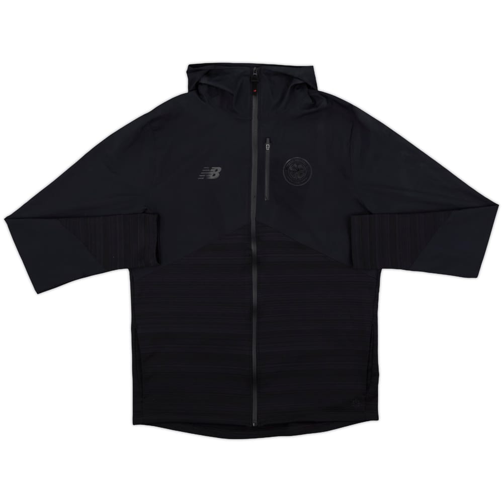 2019-20 Celtic New Balance Hooded Track Jacket - 9/10 - (L)