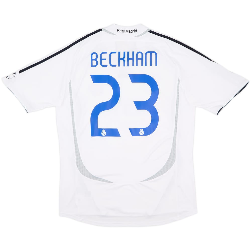 2006-07 Real Madrid Home Shirt Beckham #23