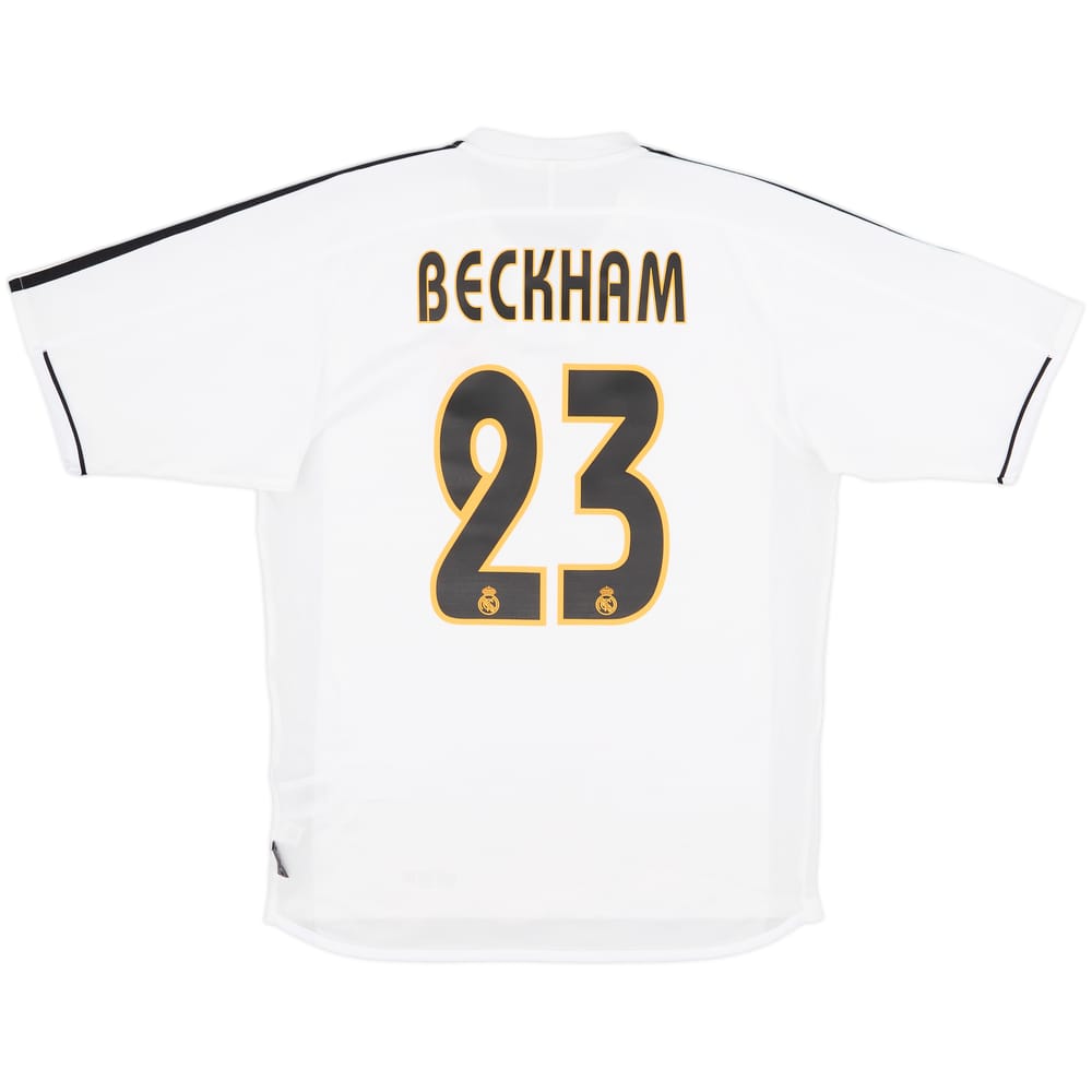 2003-04 Real Madrid Home Shirt Beckham #23 - 10/10 - (S)