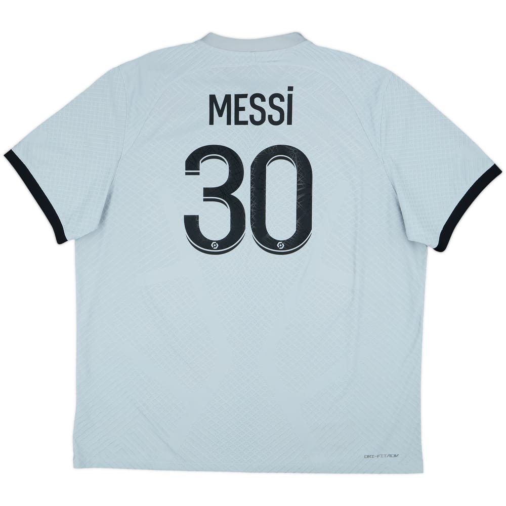 2022-23 Paris Saint-Germain Authentic Away Shirt Messi #30 - 8/10 - (XXL)