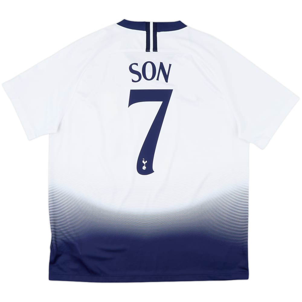 2018-19 Tottenham Home Shirt Son #7 - 8/10 - (XL)