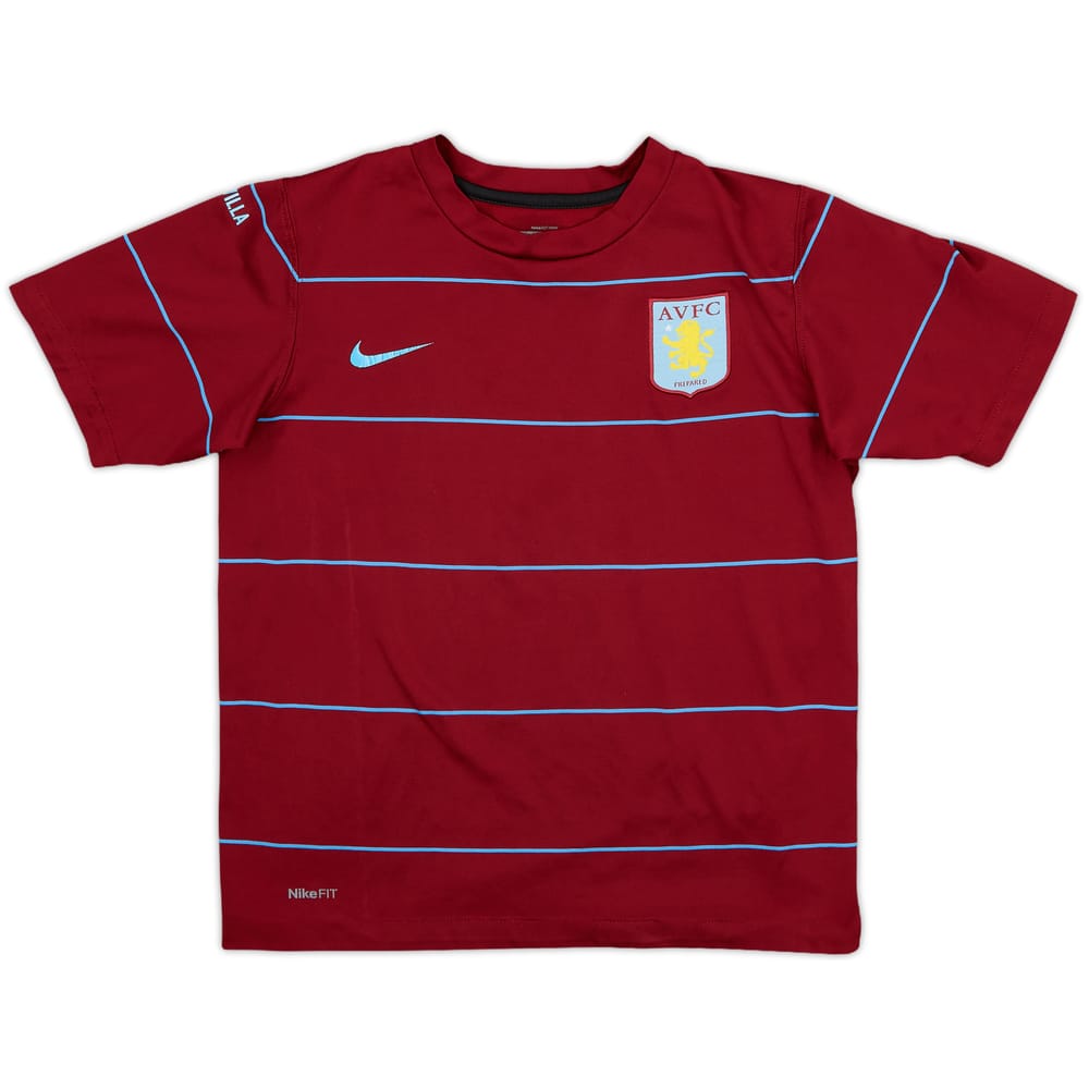 2008-09 Aston Villa Nike Training Shirt - 5/10 - (S.Boys)