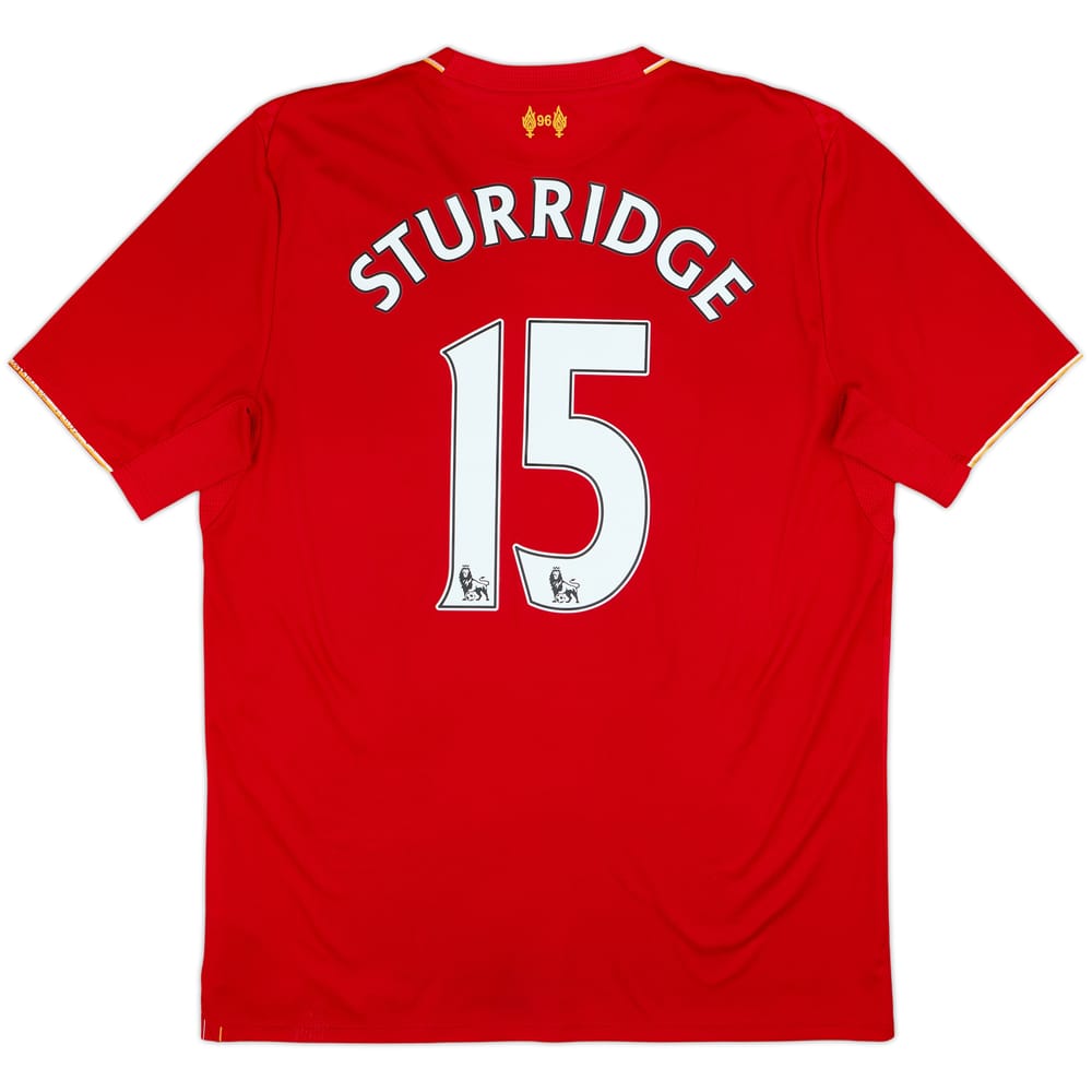 2015-16 Liverpool Home Shirt Sturridge #15 - 7/10 - (L)