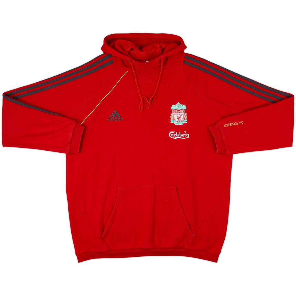 2009-10 Liverpool adidas Hoodie - 9/10 - (XL)