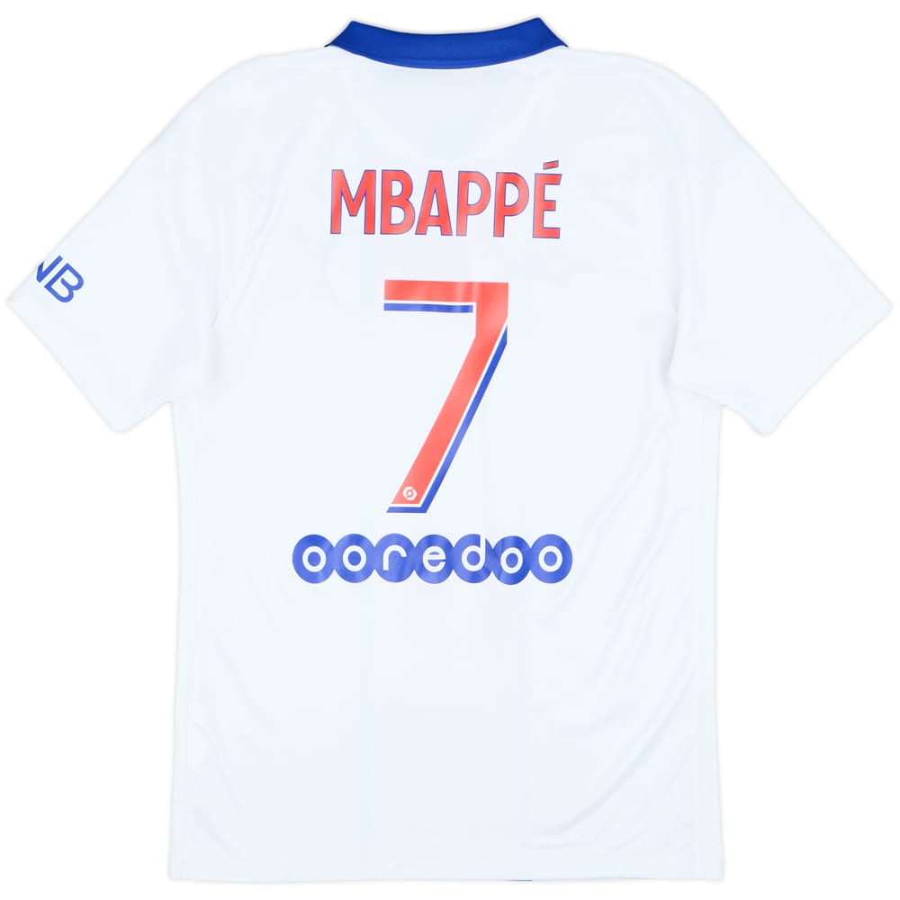 2020-21 Paris Saint-Germain Away Shirt Mbappe #7 - 8/10 - (S)