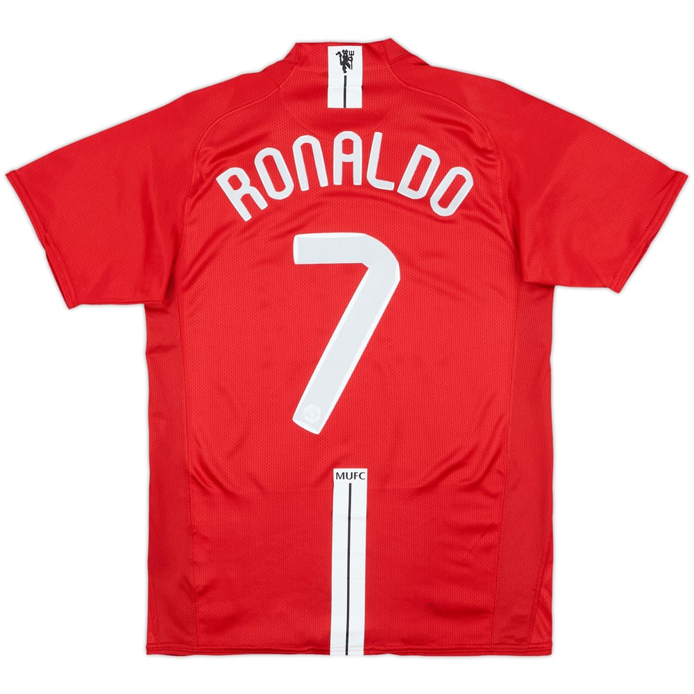 2007-09 Manchester United Home Shirt Ronaldo #7 - 7/10 - (S)