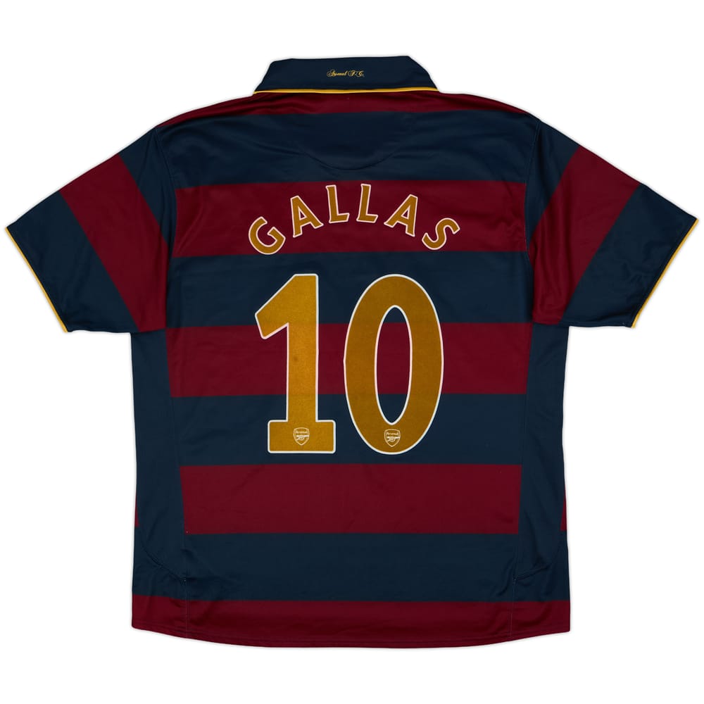 2007-08 Arsenal Third Shirt Gallas #10 - 6/10 - (XL)