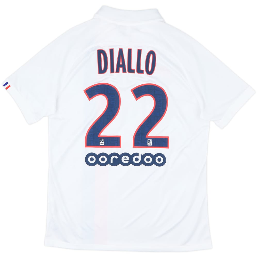 2019-20 Paris Saint-Germain Third Shirt Diallo #22 - 8/10 - (M)