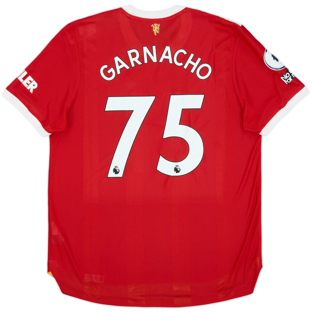 2021-22 Manchester United Authentic Home Shirt Garnacho #75 (XL)