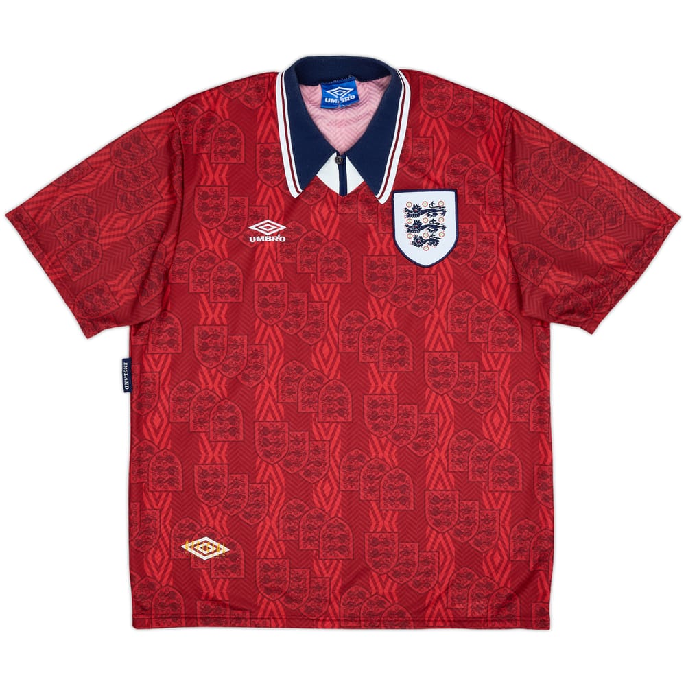 1993-95 England Away Shirt - 6/10 - (XL)