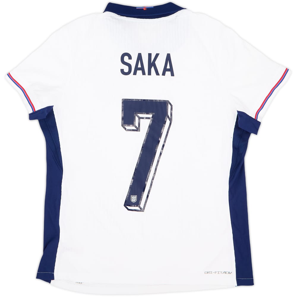 2024-25 England Home Shirt Saka #7 - 8/10 - (Women's M)