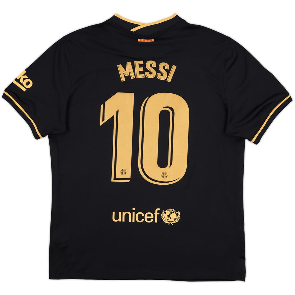 2020-21 Barcelona Away Shirt Messi #10 - 6/10 - (XL)