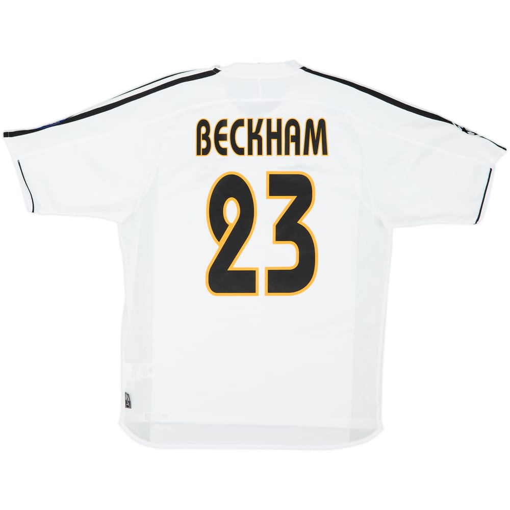 2003-04 Real Madrid Home Shirt Beckham #23 - 9/10 - (M)