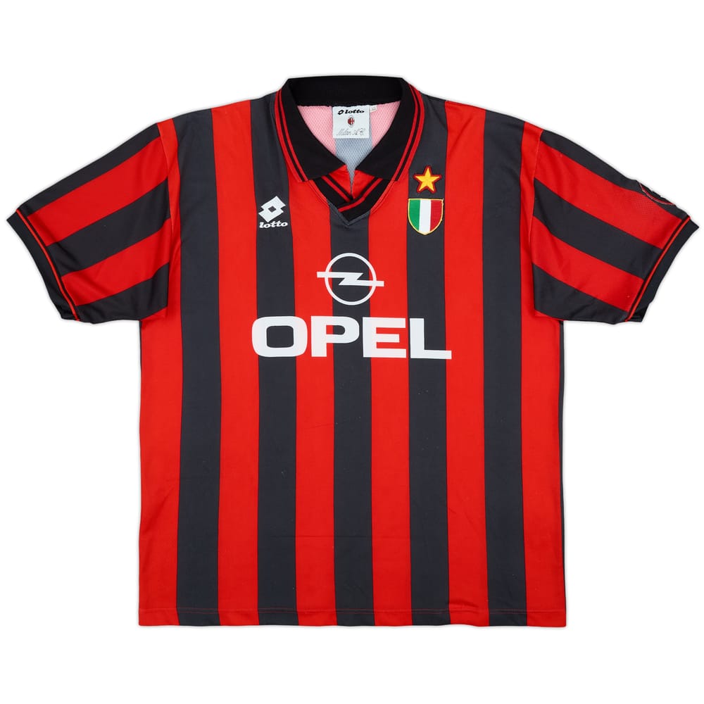 1996-97 AC Milan Home Shirt - 8/10 - (XL)