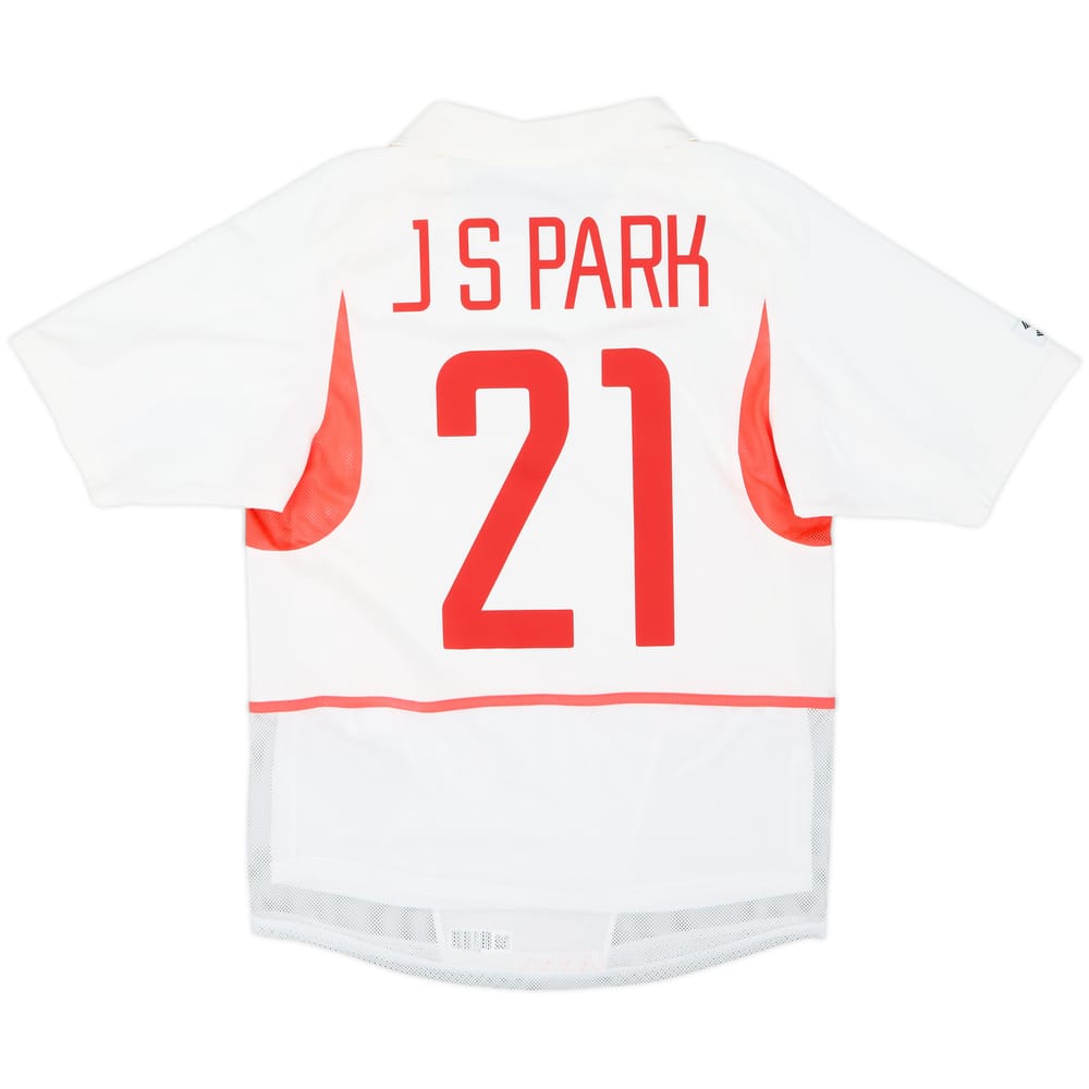 2002-03 South Korea Player Issue Away Shirt J S Park #21 - 9/10 - (S)