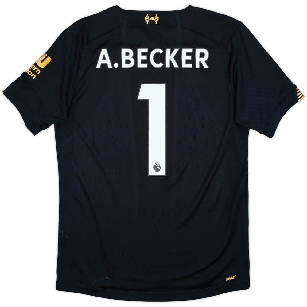 2019-20 Liverpool GK S/S Shirt A.Becker #1 - 9/10 - (S)