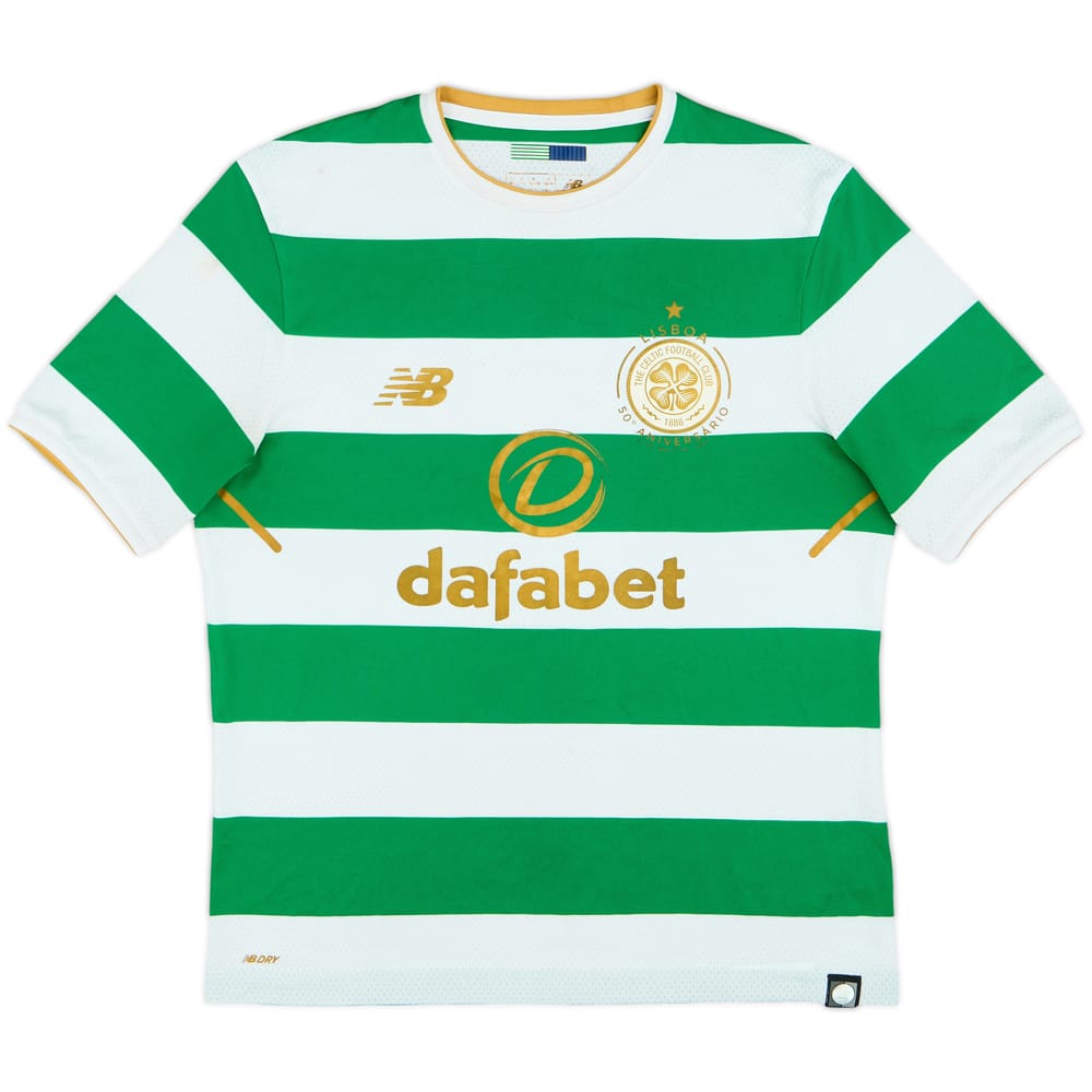 2017-18 Celtic 'Lisbon Lions 50th Anniversary' Home Shirt - 7/10 - (S)