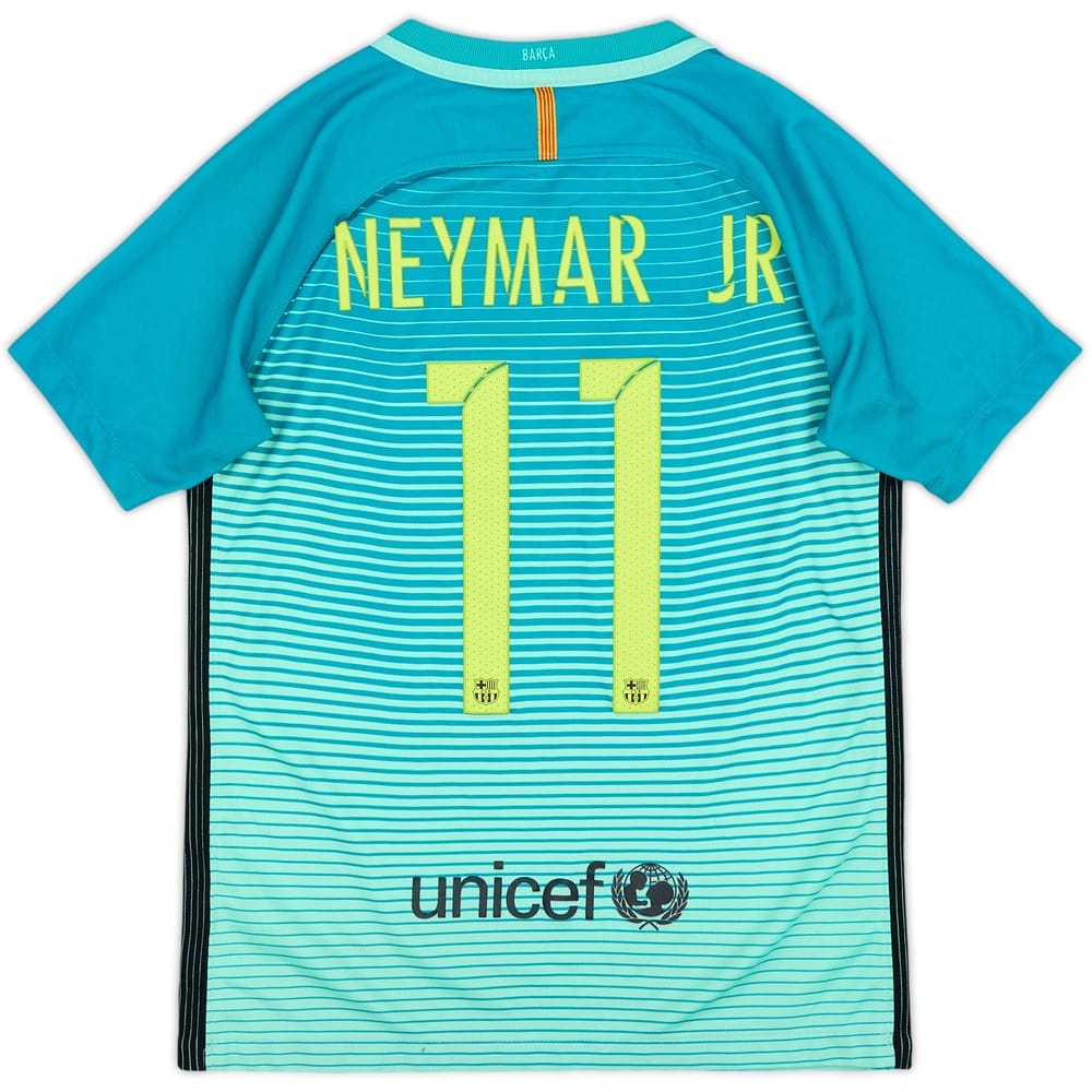 2016-17 Barcelona Third Shirt Neymar Jr #11 - 6/10 - (M.Boys)