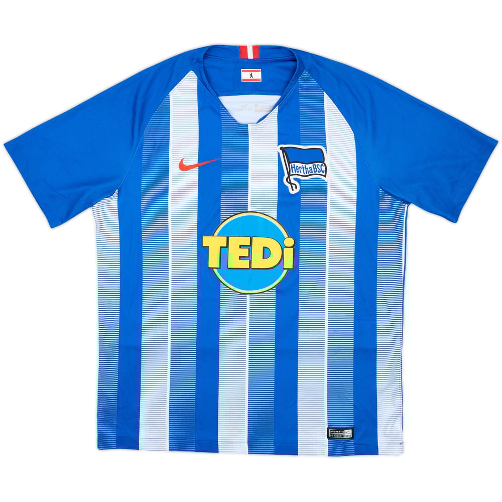 2018-19 Hertha Berlin Home Shirt - 8/10 - (L)