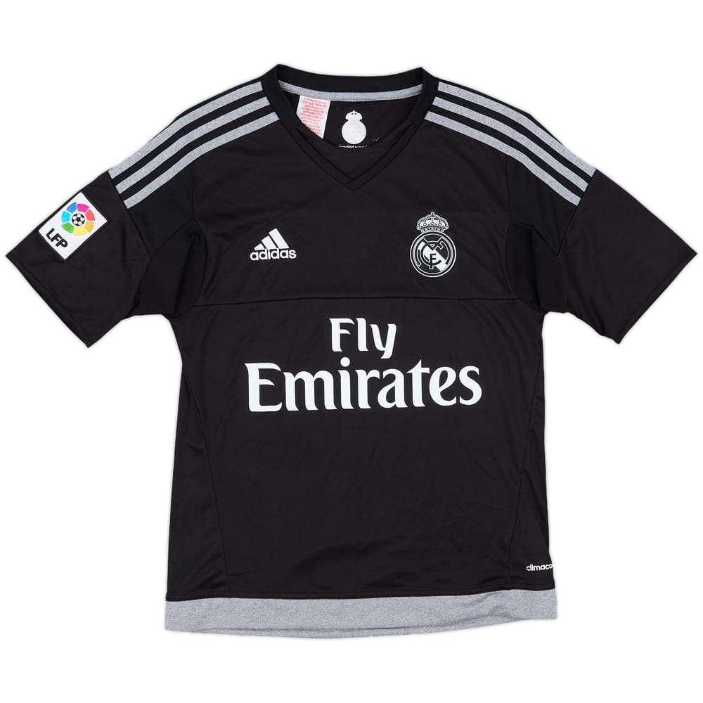 2015-16 Real Madrid GK S/S Shirt - 7/10 - (L.Boys)