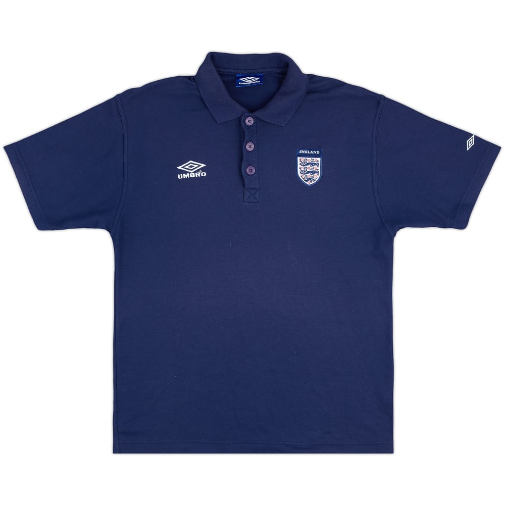 1998-00 England Umbro Polo Shirt - 6/10 - (L)