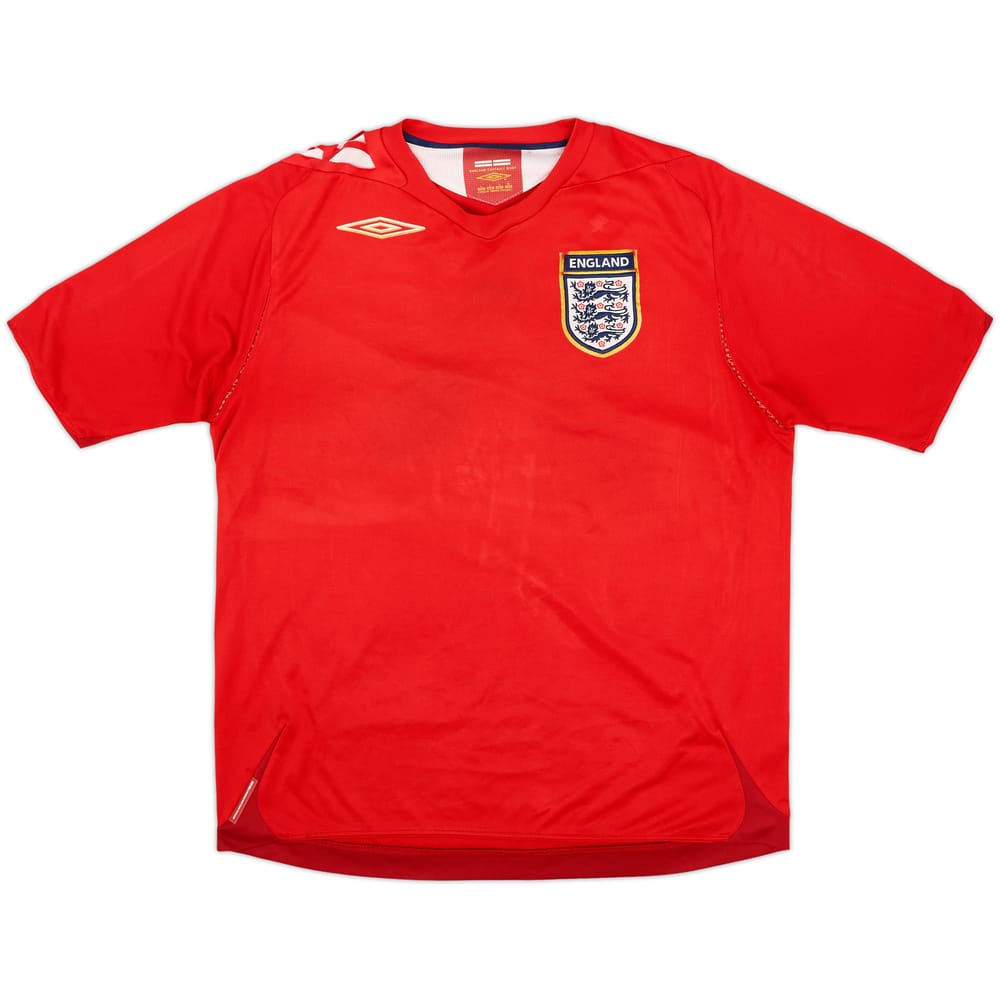 2006-08 England Away Shirt - 5/10 - (L)