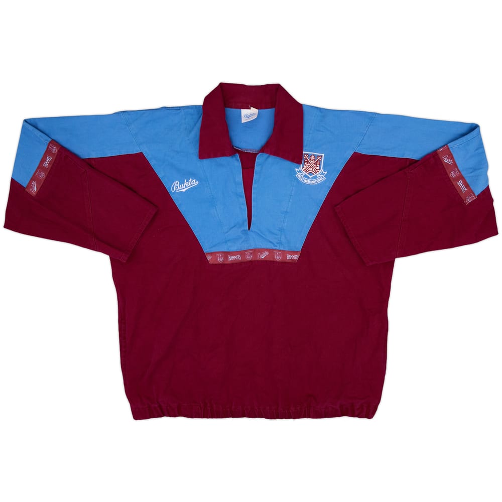 1991-92 West Ham Bukta Drill Top - 9/10 - (M)