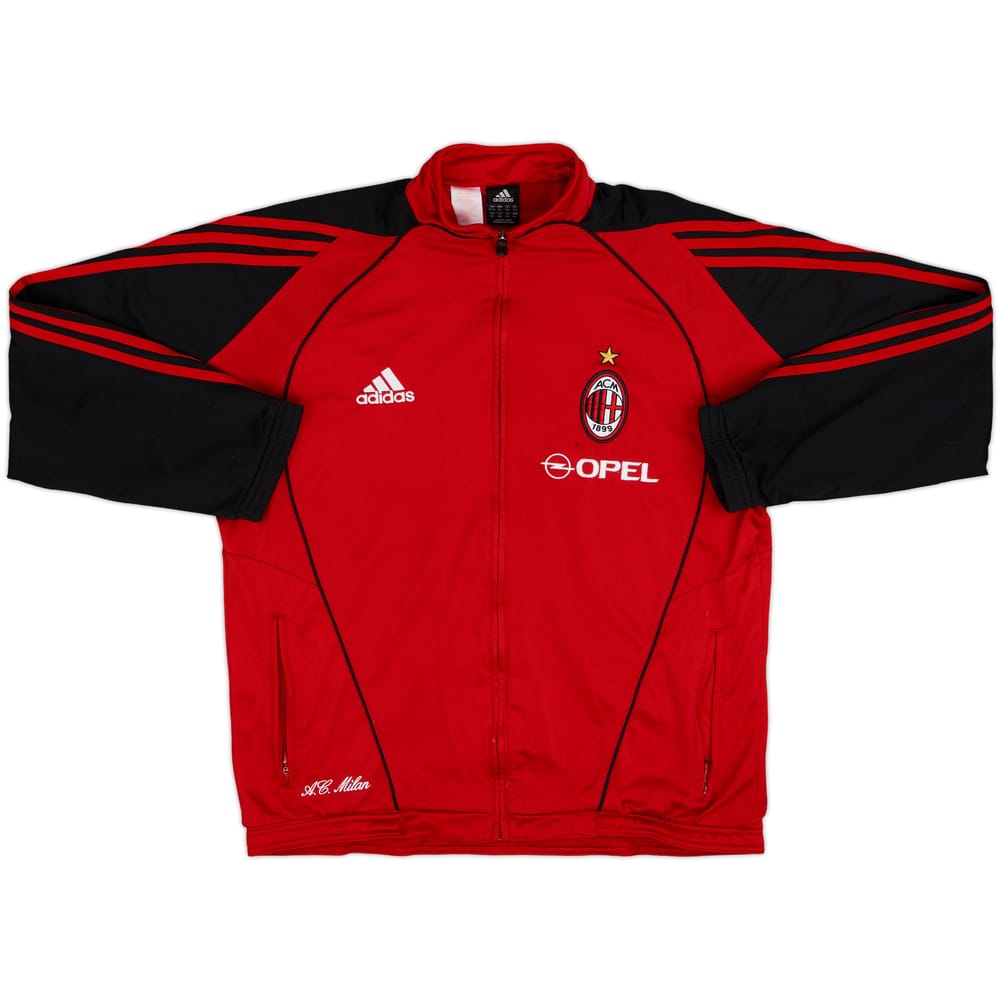 2005-06 AC Milan adidas Track Jacket - 7/10 - (XL.Boys)