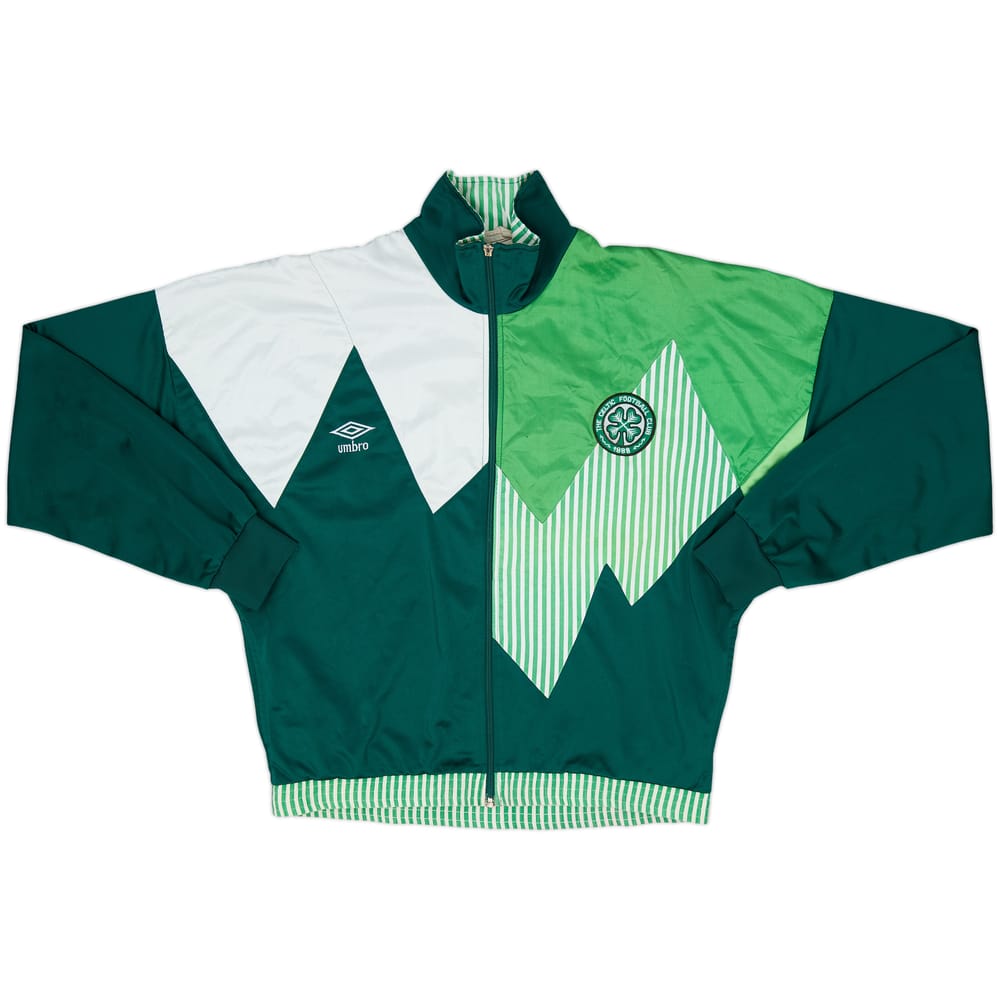 1990-91 Celtic Umbro Track Jacket - 8/10 - (L)