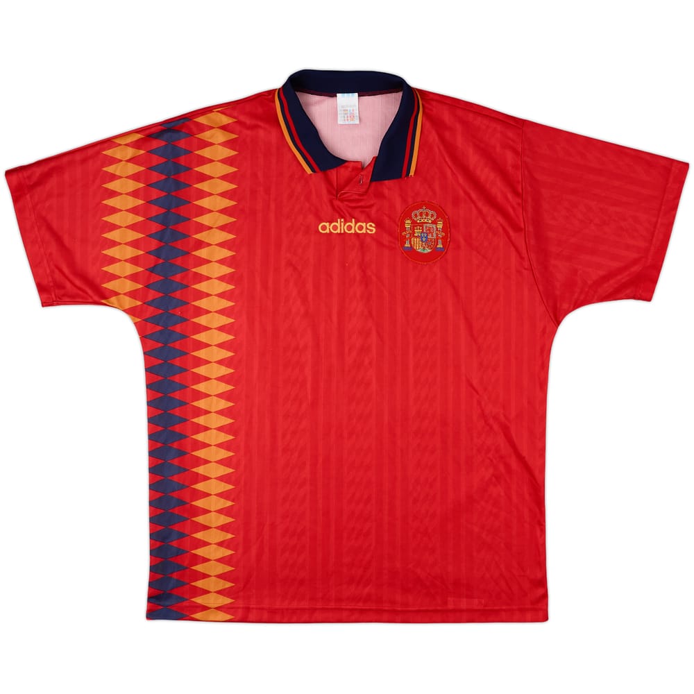 1994-96 Spain Home Shirt - 8/10 - (L)