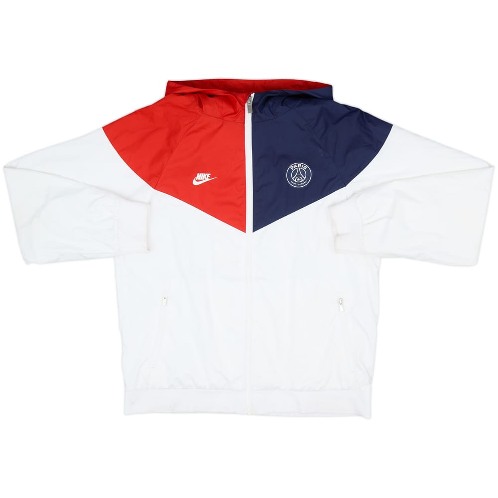 Chaqueta de chándal con capucha Nike del Paris Saint-Germain 2019-20 - 6/10 - (Juvenil XL)