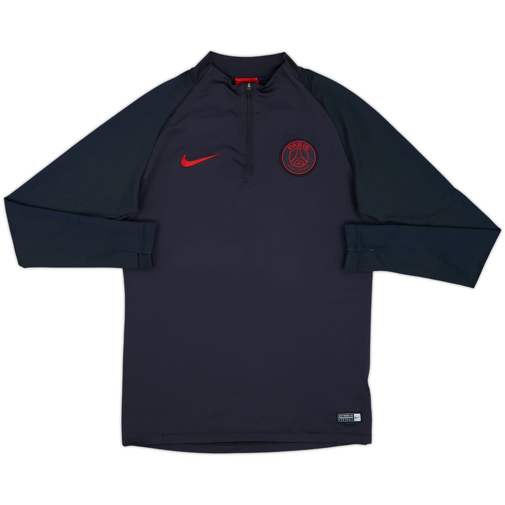 2019-20 Paris Saint-Germain Nike 1/4 Zip Drill Top - 5/10 - (S)