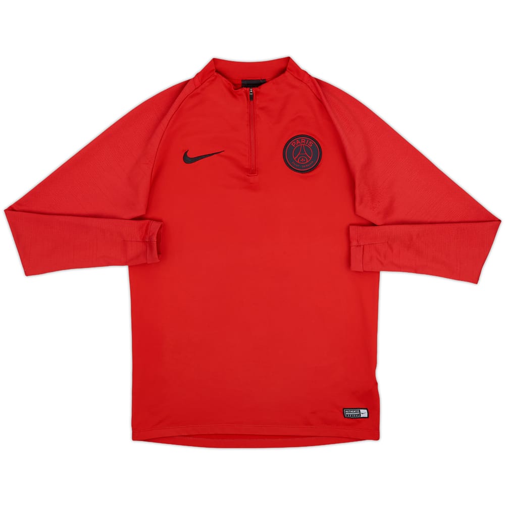 2019-20 Paris Saint-Germain Nike 1/4 Zip Drill Top - 7/10 - (S)