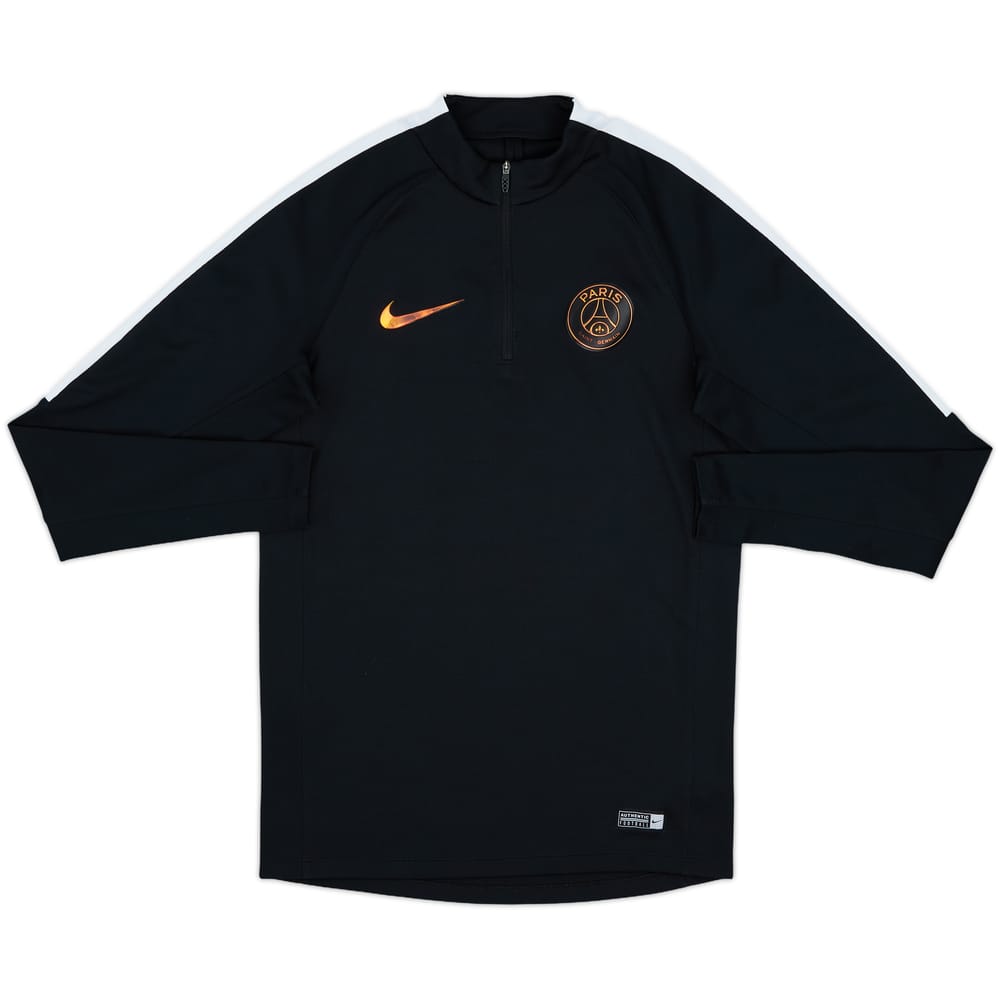 2016-17 Paris Saint-Germain Nike 1/4 Zip Drill Top - 9/10 - (S)