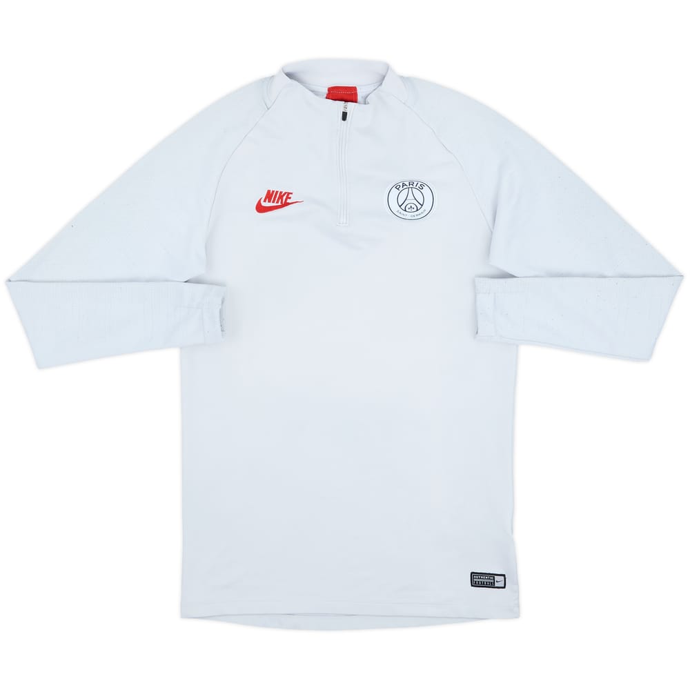 2019-20 Paris Saint-Germain Nike 1/4 Zip Drill Top - 8/10 - (S)