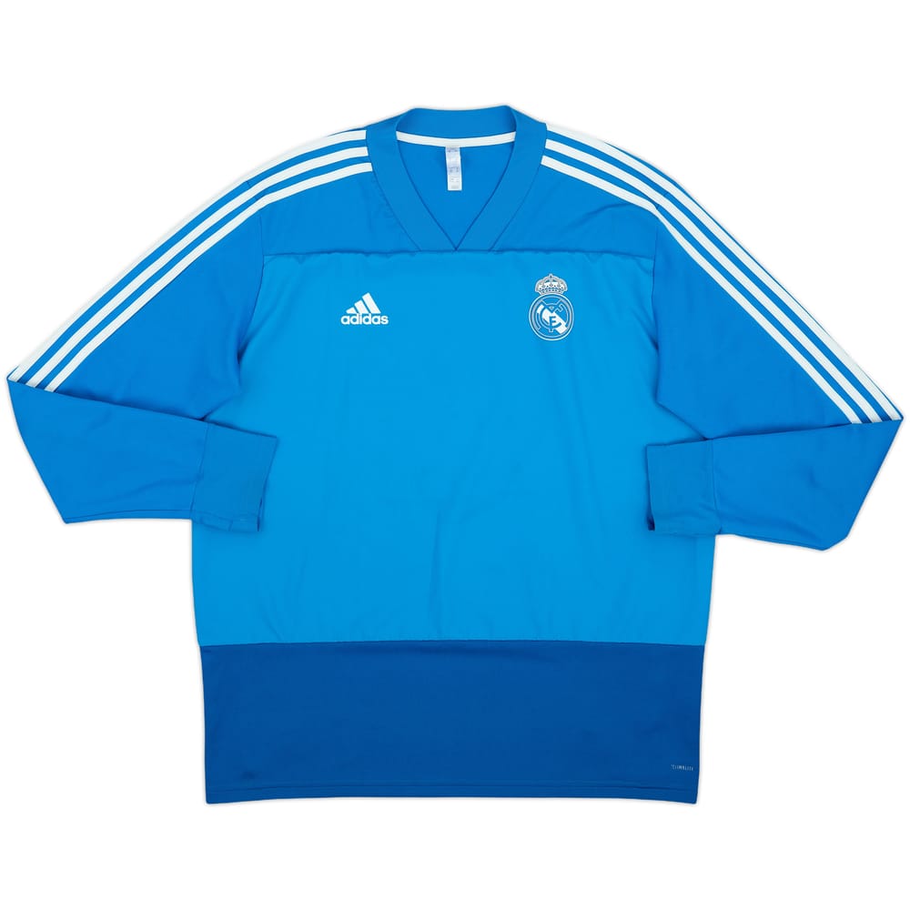 2018-19 Real Madrid adidas Drill Top - 9/10 - (XL)