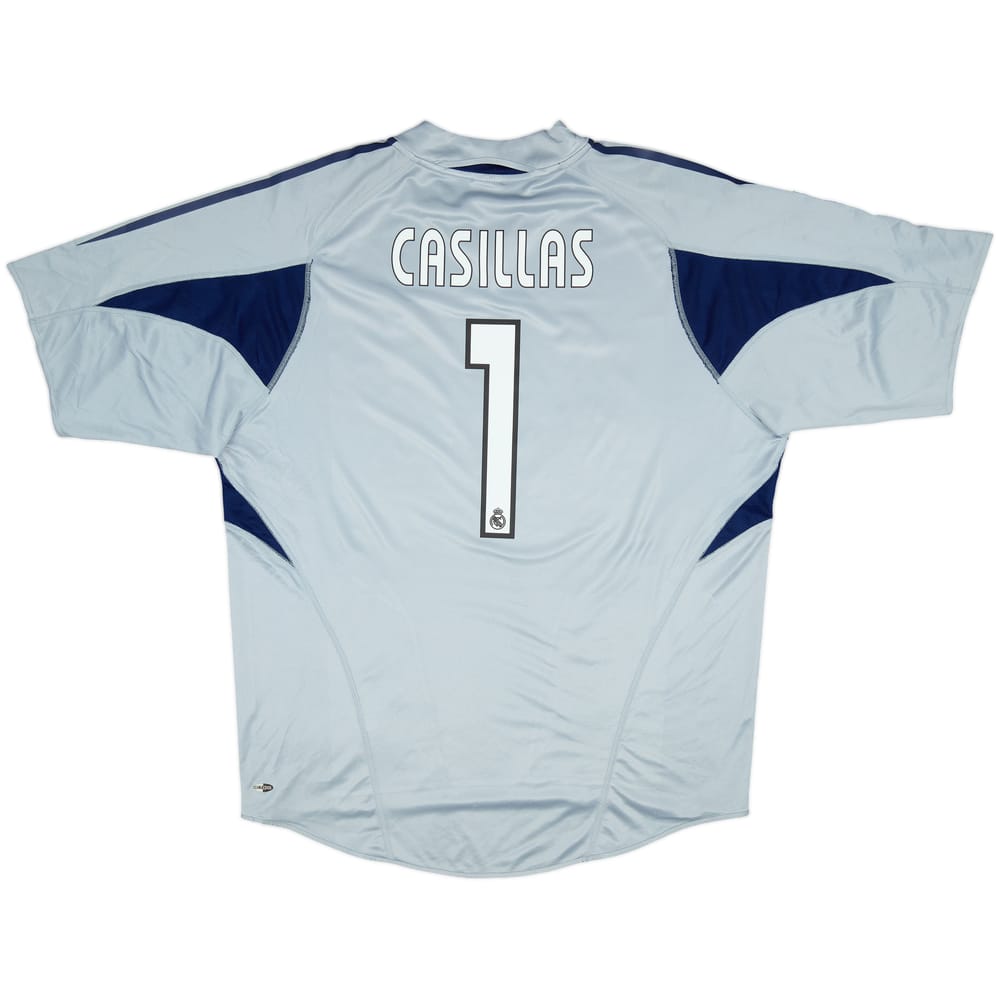 2004-05 Real Madrid GK S/S Shirt Casillas #1 - 8/10 - (XL)