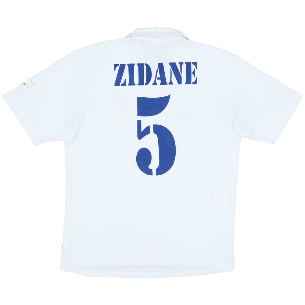 2001 Real Madrid Home Shirt Zidane #5 - 8/10 - (M)
