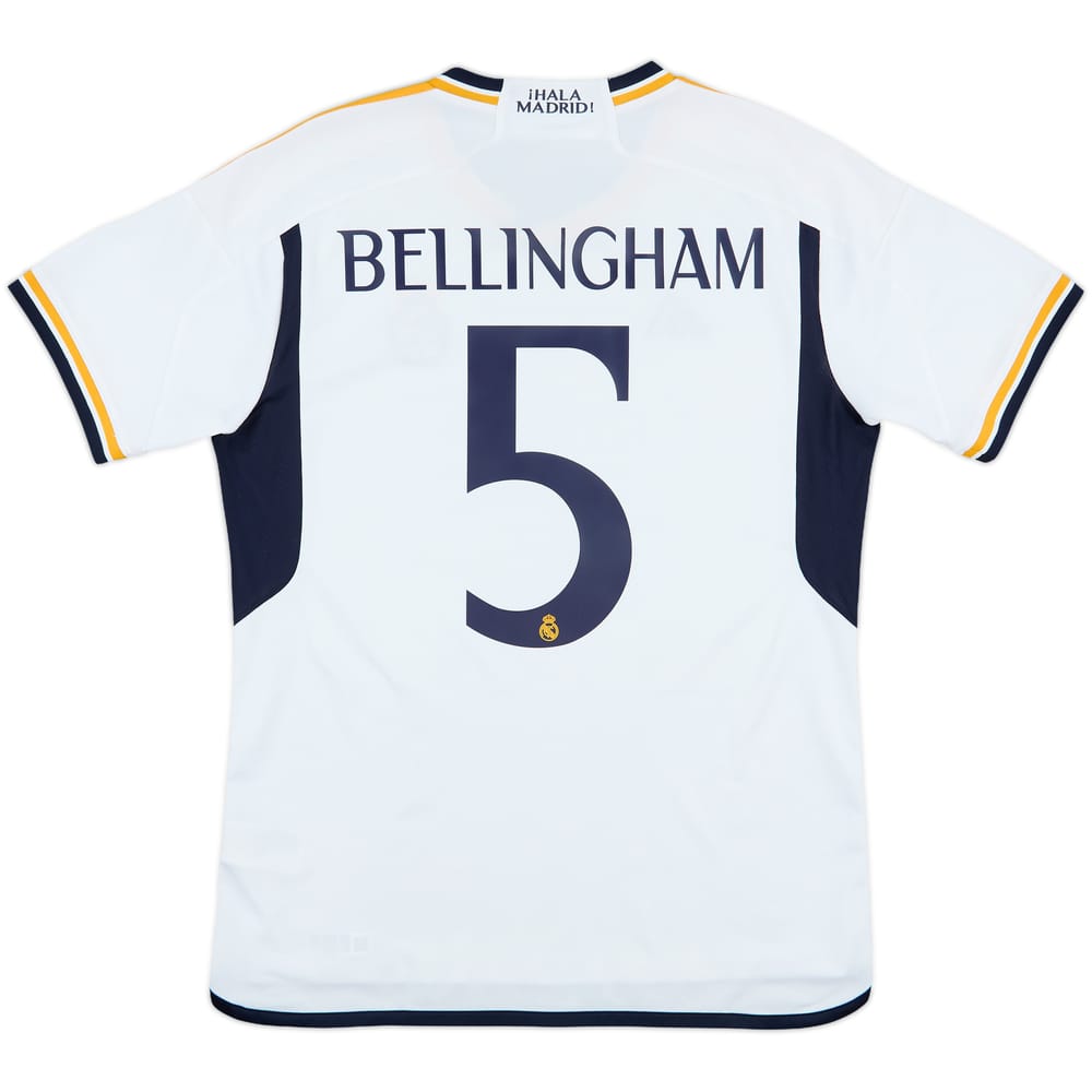 2023-24 Real Madrid Home Shirt Bellingham #5 - 8/10 - (L)