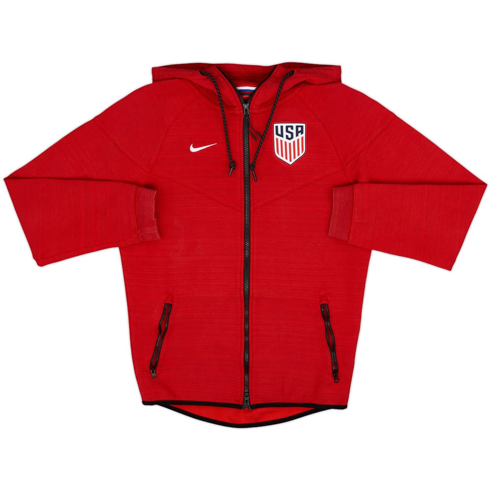 2016-17 USA Nike Hooded Track Jacket - 8/10 - (S)