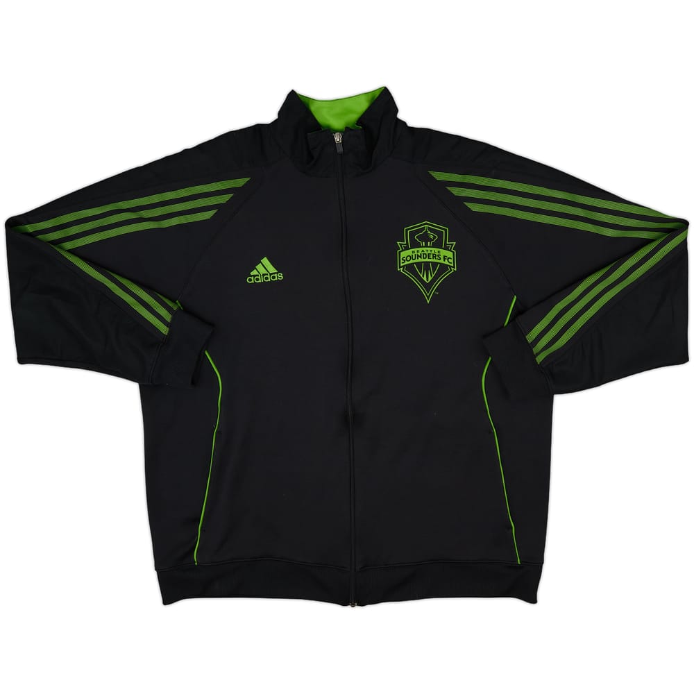 2012-13 Seattle Sounders adidas Track Jacket - 8/10 - (XL/XXL)