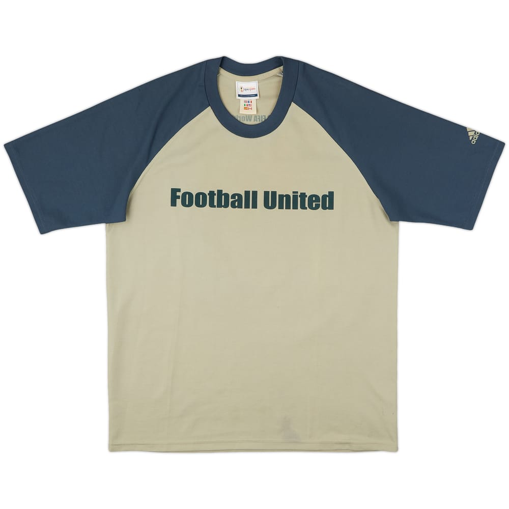 2002 World Cup adidas 'Football United' Graphic Tee - 8/10 - (M)