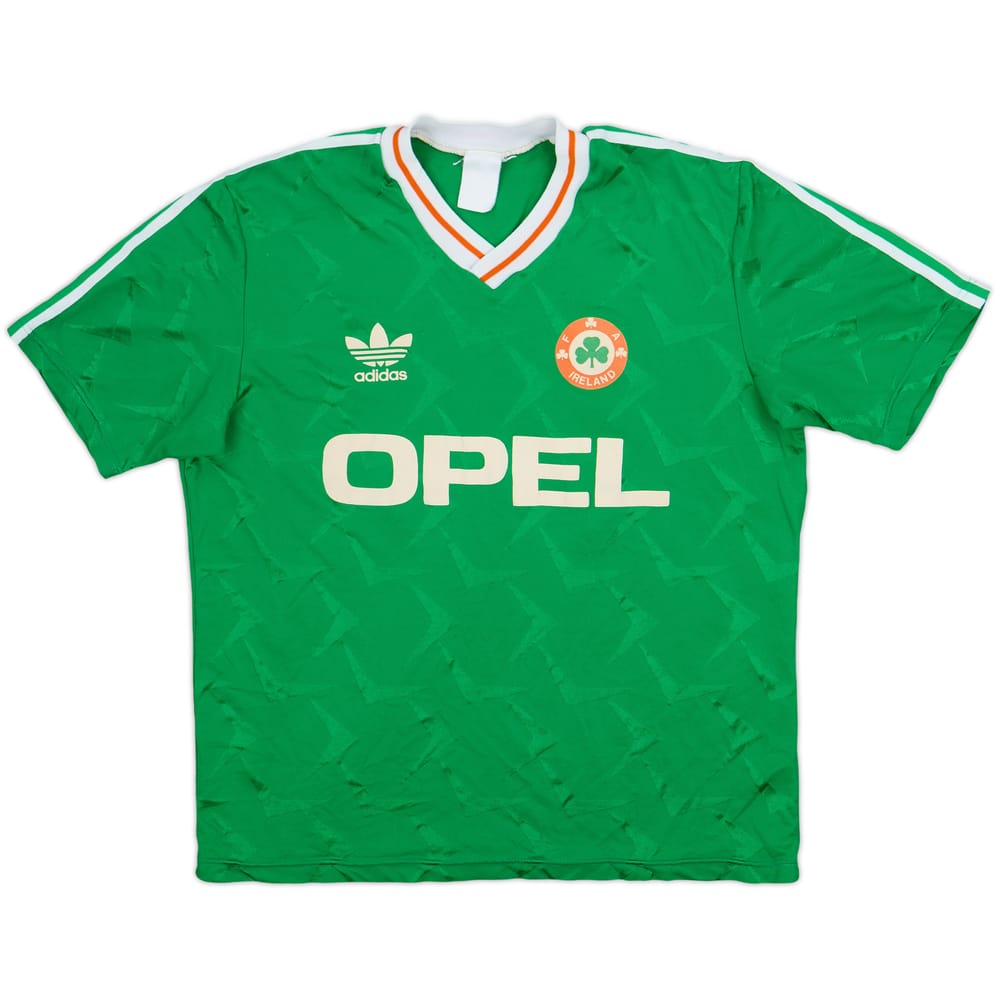 1990-92 Ireland Home Shirt - 8/10 - (L)